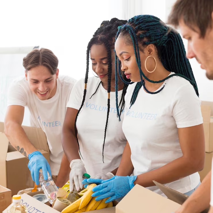 imgi 21 group volunteers taking care donations together 23 2148687299